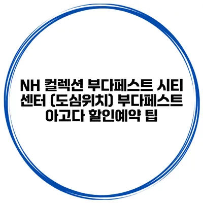 NH 컬렉션 부다페스트 시티 센터 (도심위치) 부다페스트 아고다 할인예약 팁