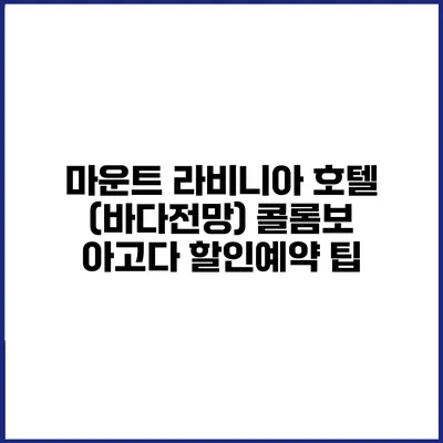 마운트 라비니아 호텔 (바다전망) 콜롬보 아고다 할인예약 팁