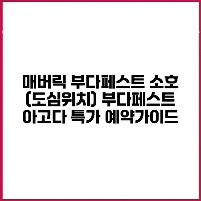 매버릭 부다페스트 소호 (도심위치) 부다페스트 아고다 특가 예약가이드