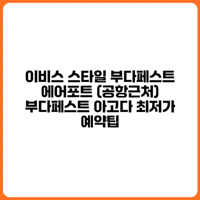 이비스 스타일 부다페스트 에어포트 (공항근처) 부다페스트 아고다 최저가 예약팁